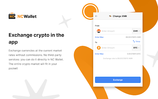 NC Wallet: Crypto wallet without fees