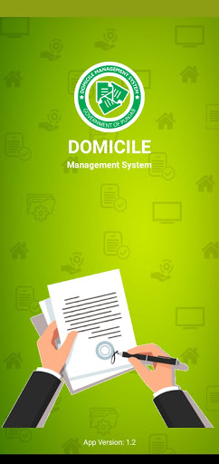 Screenshot Domicile Management System