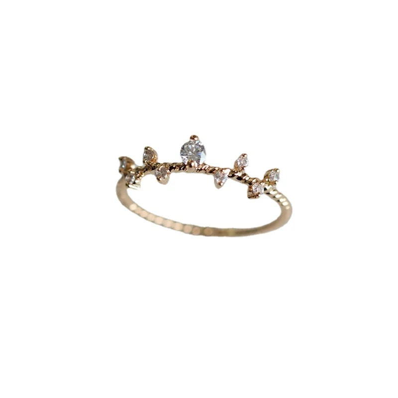 Bague pour index en plaqué or argent sterling S925, élégante et durable. Parfaite pour ajouter une touche sophistiquée à votre look quotidien.