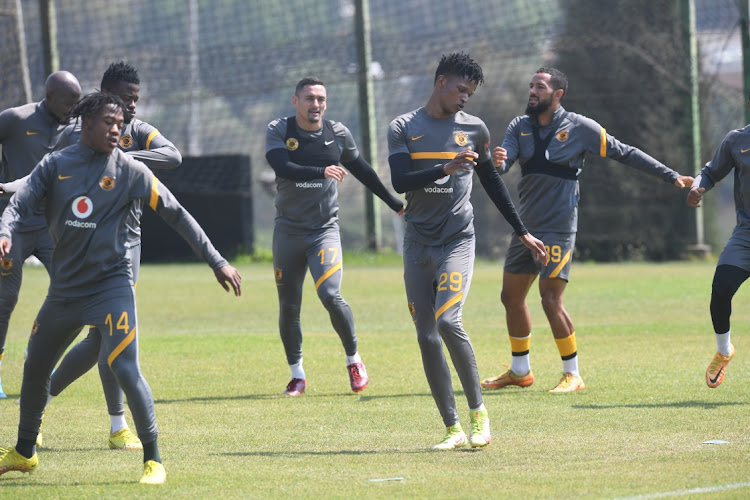 Kaizer Chiefs players during the Kaizer Chiefs media open day at Kaizer Chiefs Village in Johannesburg.