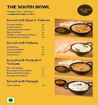 The South Bowl menu 1