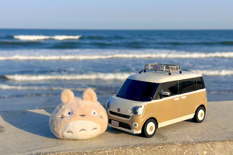ムーヴキャンバスの車と風景・海と愛車・ラジコン・海ドライブ・サンルーフに関するカスタム事例の投稿画像8枚目