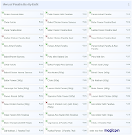 Paratha Box By Eatfit menu 1