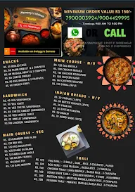 Mummy's Kitchen menu 1