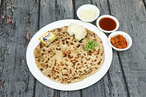 Desi Ghee Gobi Matar Paratha