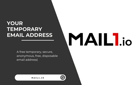 Mail1.io - Temporary Disposable Email Preview image 0