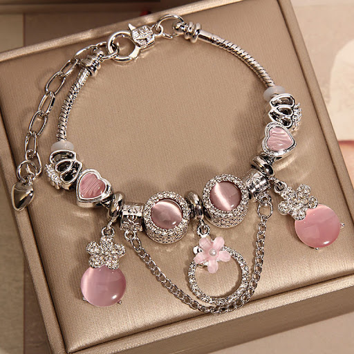 Title 5, Womens Mori Style Pink Cats Eye Cute Flowers ...