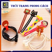 Dây Quấn Buộc Tai Nghe, Cáp Sạc Hình Thú - Dây Cuốn Bảo Vệ Dây Sạc , Tai Nghe Hình Thú Giúp Tiết Kiệm Không Gian