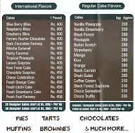 IndiaCakes menu 1