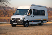 A Mercedes-Benz Sprinter 519 CDI panel van similar to the one availed to the Nelson Mandela Museum.