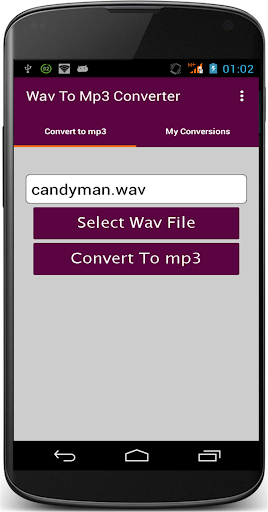 Wav To mp3 Converter