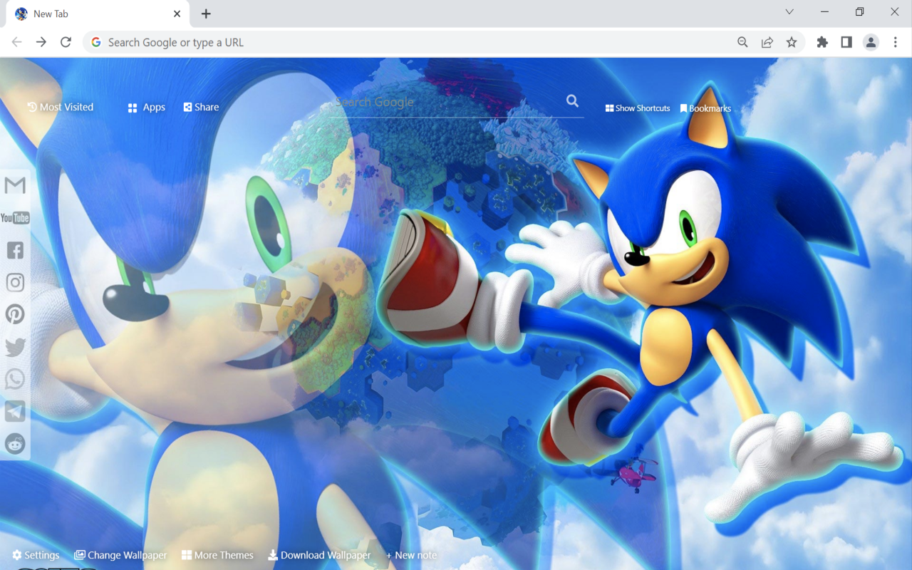 Sonic The Hedgehog Wallpaper Preview image 3