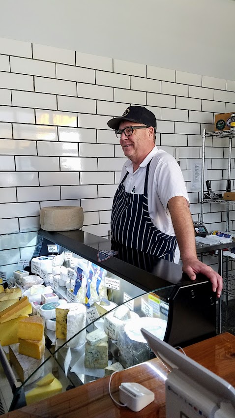 Wm. Cofield Cheesemakers, part of the Artisan Cheese Festival tour visiting the Barlow in Sebastopol downtown in the North Bay area, California