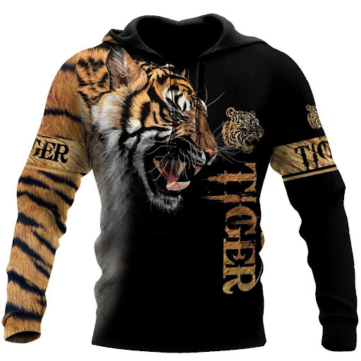 Title 4, Mens Casual Sports Sweater with 3D Digital Pri...