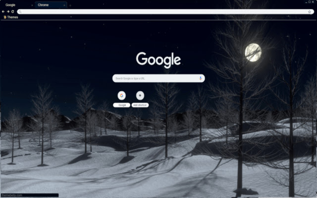 Dark Winter Moonlight chrome extension