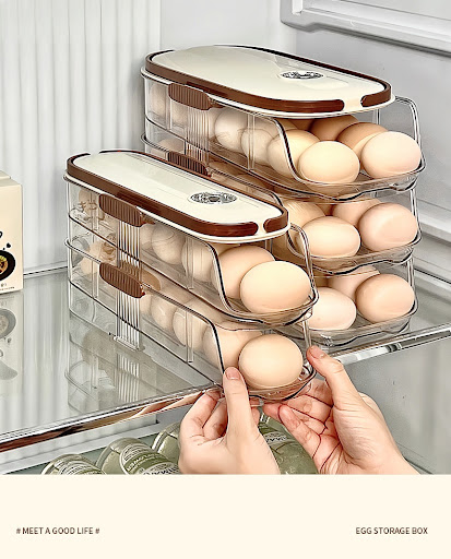 Title 13, Multi-layer transparent kitchen refrigerator st...