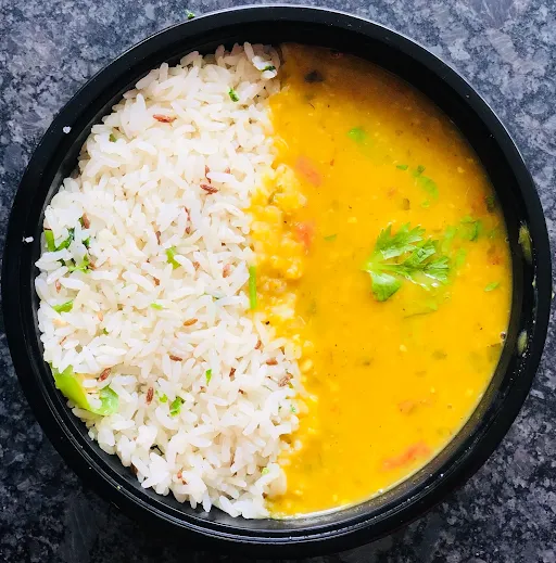 Jeera Rice Bowl With Dal