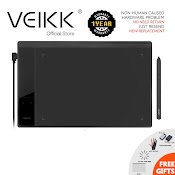 Bút Cảm Ứng Veikk A30 10X6 Inch 8192 Thiết Kế Nghệ Thuật Cho Văn Phòng / Kỹ Thuật Số