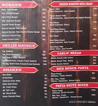 Planet H Cafe menu 1