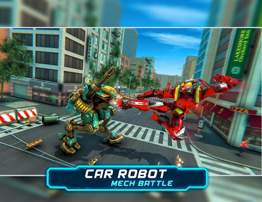 Police Robot Car Rampage: New robot shooting Games screenshots 4