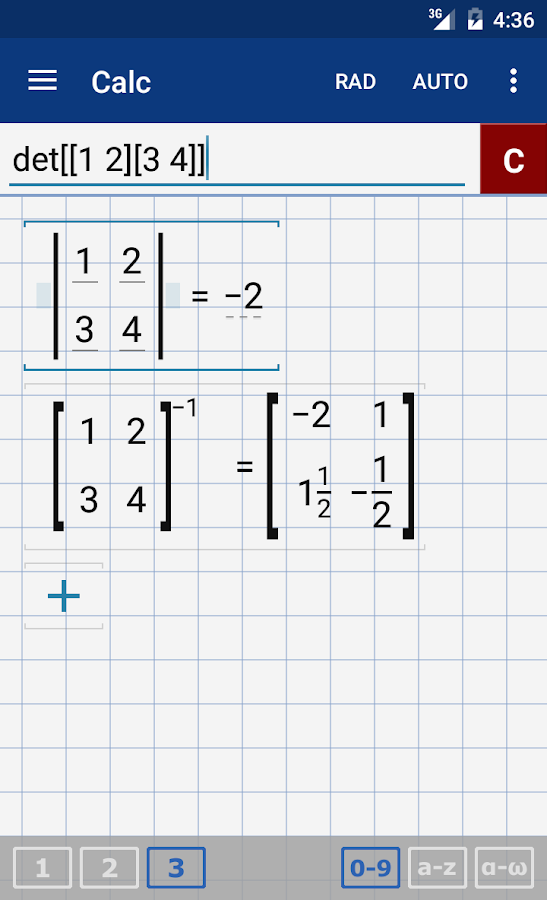 Calculator for homework