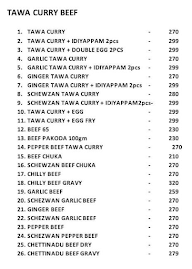 Beef World menu 3