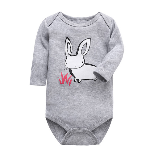 Title 17, Cotton Long-Sleeved Triangle Romper for babies,...