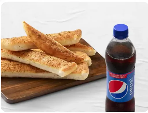 Garlic Breadstix With Pepsi