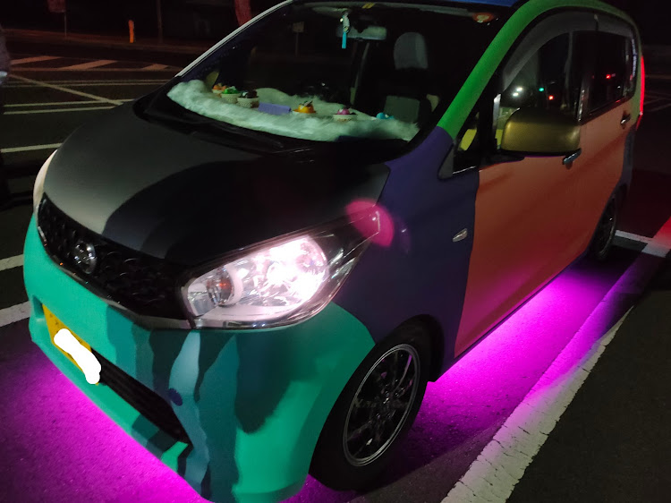 アルトラパンのリフトアップ・ラパンコラボ・愛車を1行で紹介・道の駅かわプラザ・オフ会に関するカスタム事例の投稿画像2枚目