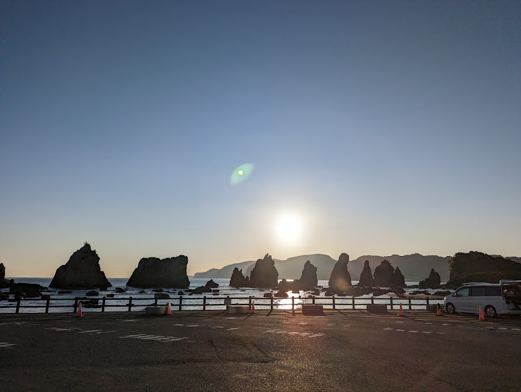 シャトルの橋杭岩・ねむいです( σω-)・ドライブ・気持ちよすぎだろ！に関するカスタム事例の投稿画像2枚目