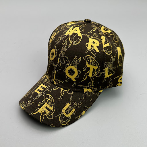 Title 1, Graffiti Letter Print Boat Anchor Skull Pattern...
