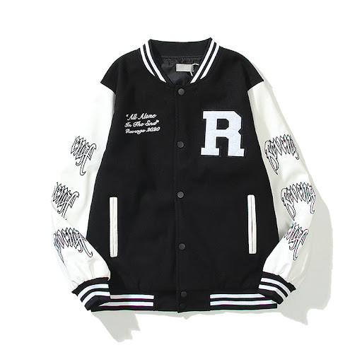 Title 5, Mens and Womens Skull Embroidery Leather Slee...