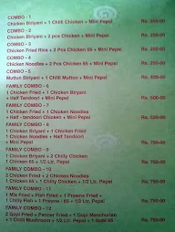 New Hotel Madina Biriyani menu 2