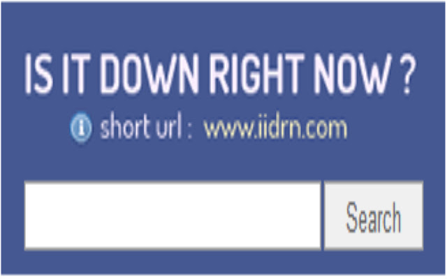 IsItDownRightNow? Extension