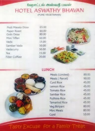 Aswathy Bhavan menu 3