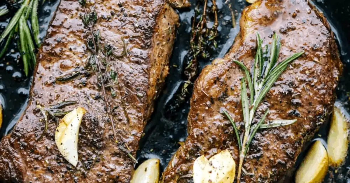 Sous-Vide Rib Eye with Rosemary and Herb seasoning - Dad With A Pan