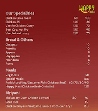 Happy Meals menu 1