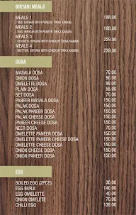 Favourite Restaurant menu 2