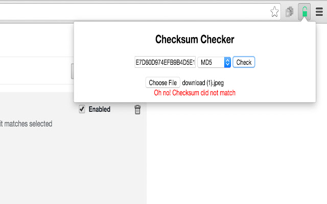 Checksum On the Go