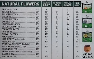 Sharon Tea Stall menu 