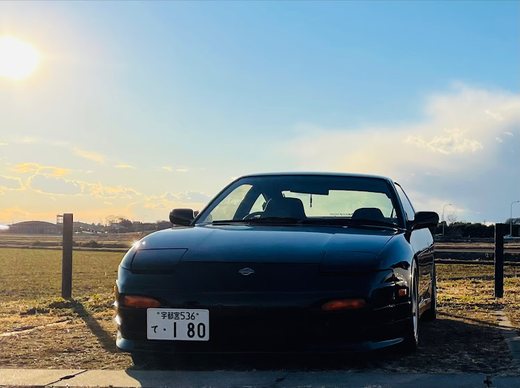 180SXの180SX中期・純ベタ・愛車を1行で紹介に関するカスタム事例の投稿画像1枚目