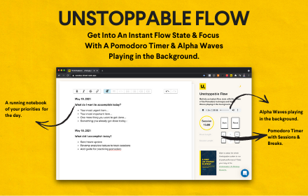 Unstoppable Flow Pomodoro Timer & Alpha Waves small promo image