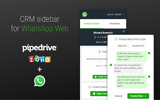 Pipechat for WhatsApp Web