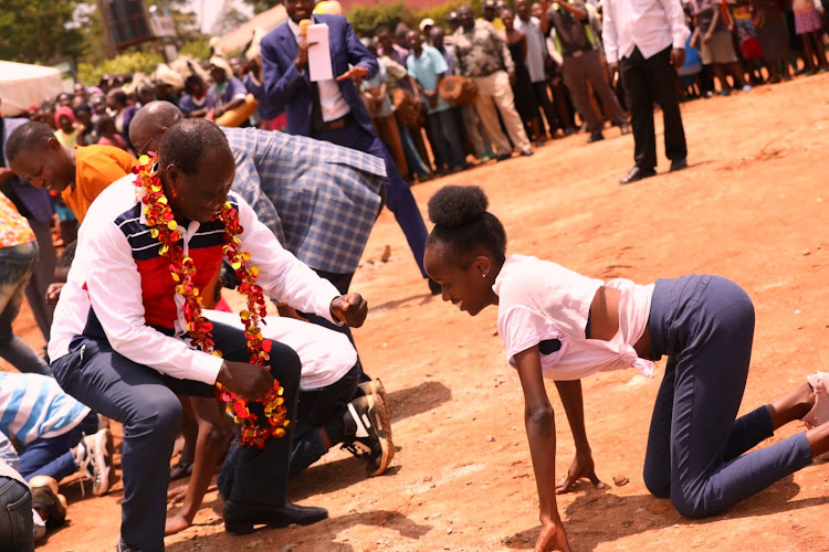 Governor Wilber Ottichilo at Emuhaya hospital