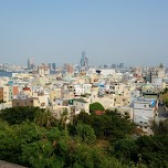 skyline of Kaohsiung from Cihou Fort in Kaohsiung, Taiwan 