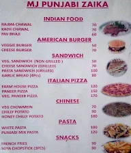 Mj Punjabi Zaika menu 3