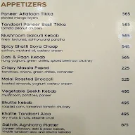 Sattvik menu 1