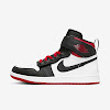 air jordan 1 hi flyease white/gym red/white/black