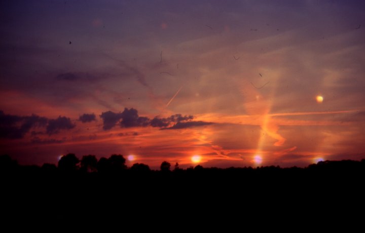 Tramonto visto da un insetto di kercos