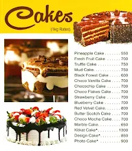 Bake Club menu 2